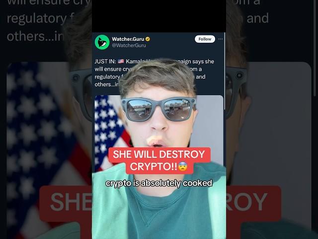 SHE WILL DESTROY CRYPTO!!! (WE ARE COOKED)