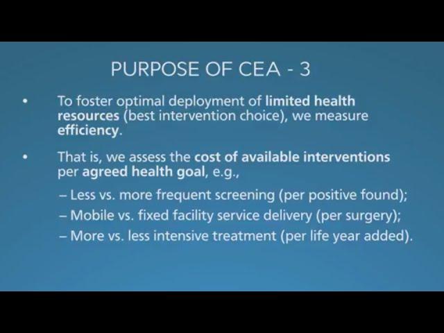 1. CEA Purpose