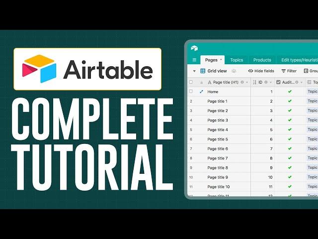 How To Use Airtable in 2025 | Tutorial Airtable for Beginners