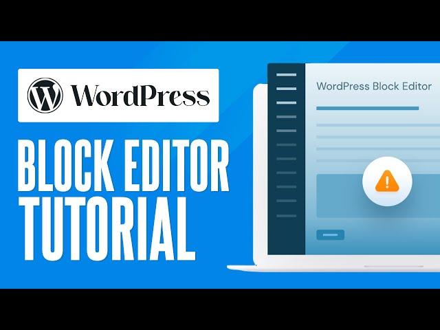 How To Use WordPress Block Editor (2025) Tutorial For Beginners