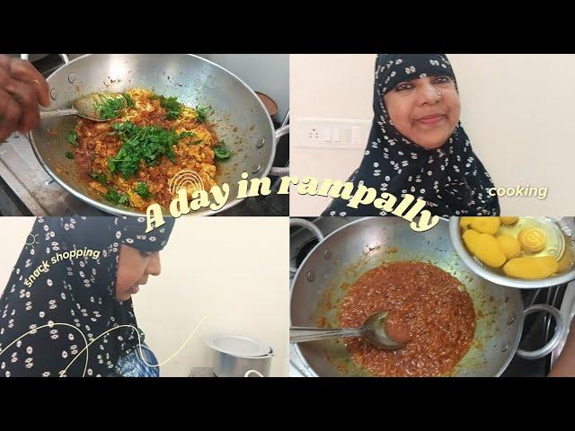 Day in rampally | cooking and snacks | nikhath imran vlogs 