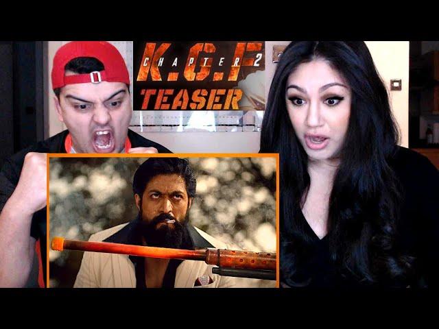 KGF Chapter 2 TEASER | Yash | Sanjay Dutt | Raveena Tandon | Srinidhi Shetty | REACTION!! #KGF2