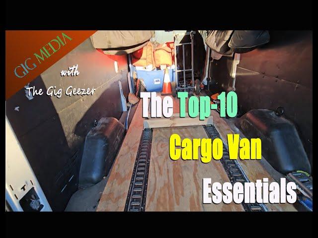 The Top 10 Cargo Van Essentials for Your Business | Make Money With a Cargo Van