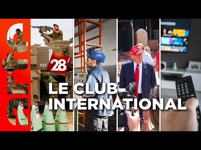 Livraison d’armes, ouragans, Melania Trump, démographie : Le Club International | 28 minutes | ARTE