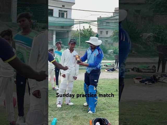 Sunday practice match today man of the match Anuj Kumar #anubhavcricketacademy #bcci
