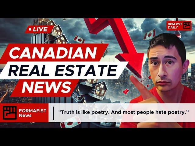 Canadian Real Estate News Daily - 8pm PST EVERYDAY!