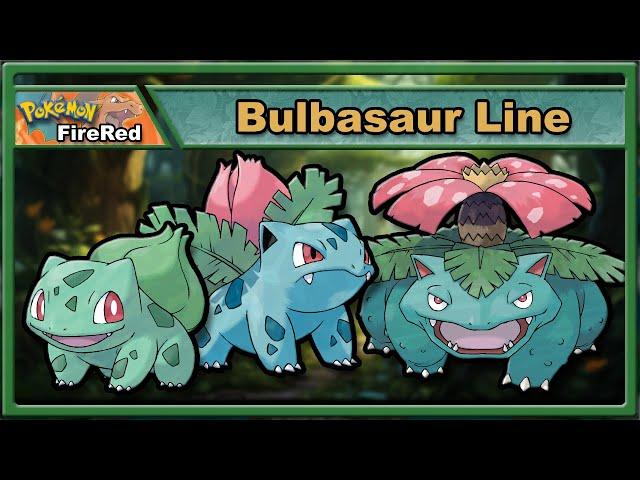 Bulbasaur Line Solo Challenge - Pokémon FireRed