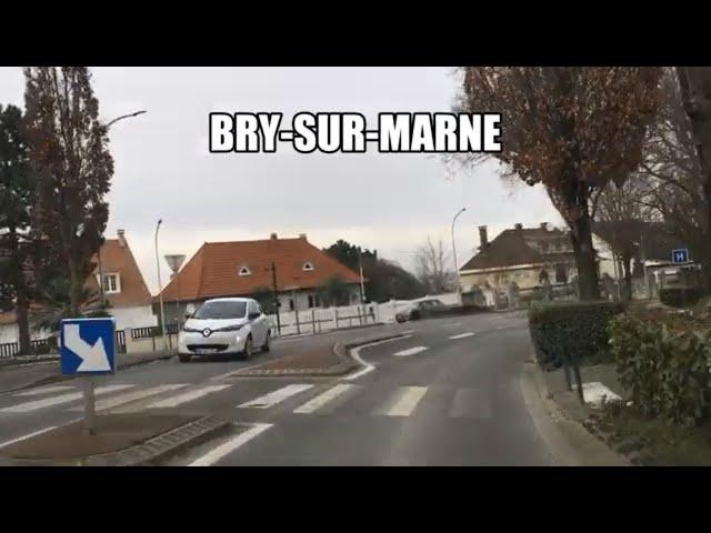 Bry-sur-Marne.- Roote 4K- Drinving- Region de france