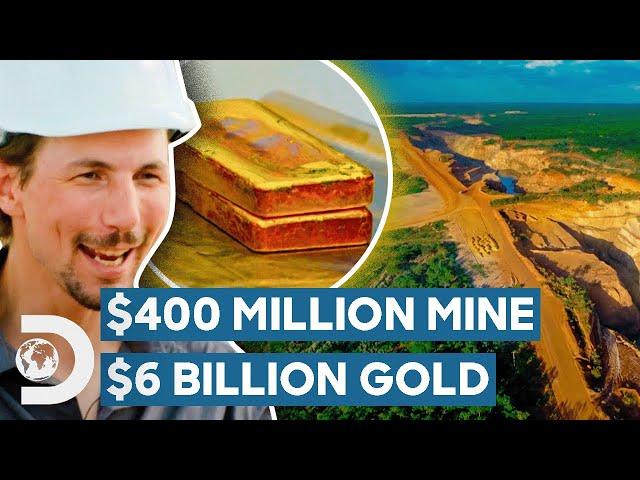 $400 Million Mine Produces 99.9% Pure Gold Bars | Gold Rush: Parker's Trail