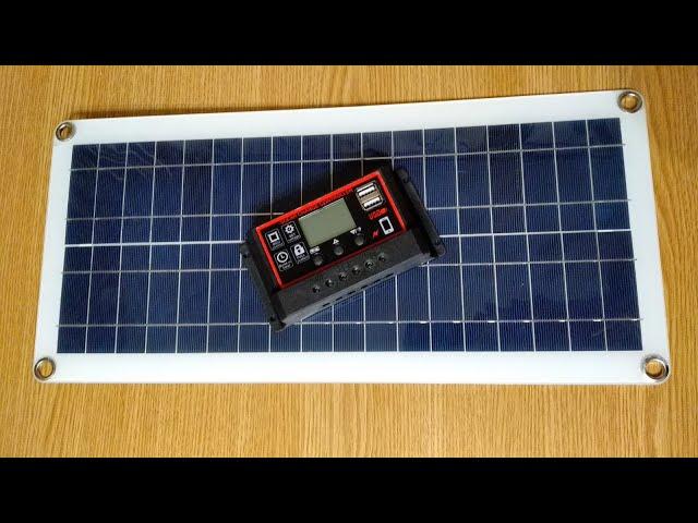 The most popular solar panel with charge controller from Aliexpress. Review, review and full test!