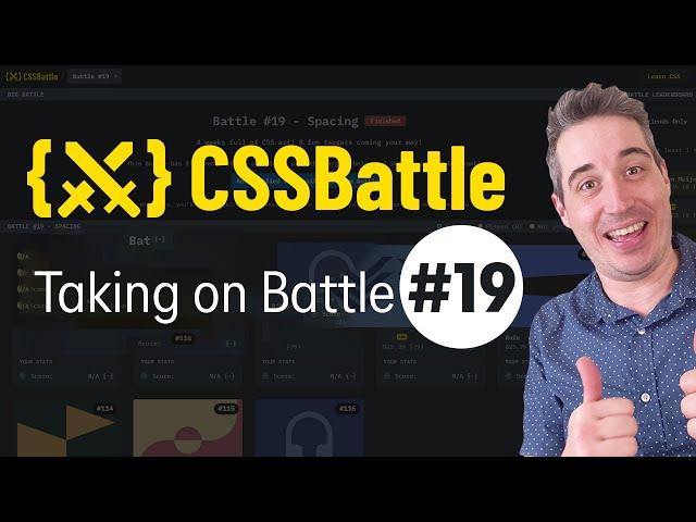 CSS Battle #19 - live coding challenge