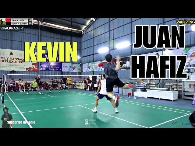 KEVIN Akhirnya Bertarung Lawan JUAN Raja Tarkam X FAIZAL di Tarung Bebas Badminton LA OPEN JAKARTA