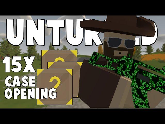 Unturned Mystery Box Opening | 15x Arms Shipment Boxes | 2 Mythicals!