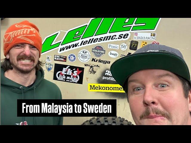 From Malaysia  to Sweden  on a old Africa twin 750. Interview with Shady ventures from Australia