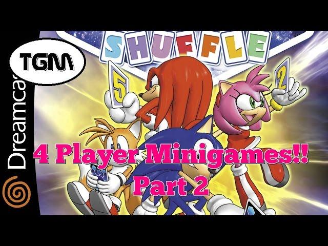 Sonic Shuffle - 4 Player Mini-games Part 2