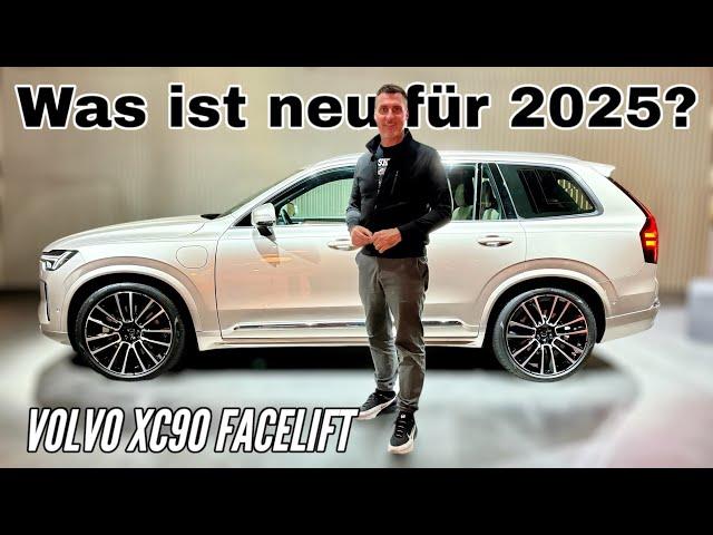 Volvo XC90 2025: Benziner und Plug-in Hybrid mit Facelift | Google Software | Check | Preis