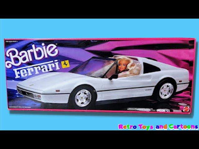 Barbie Ferrari White Mattel Commercial Retro Toys and Cartoons