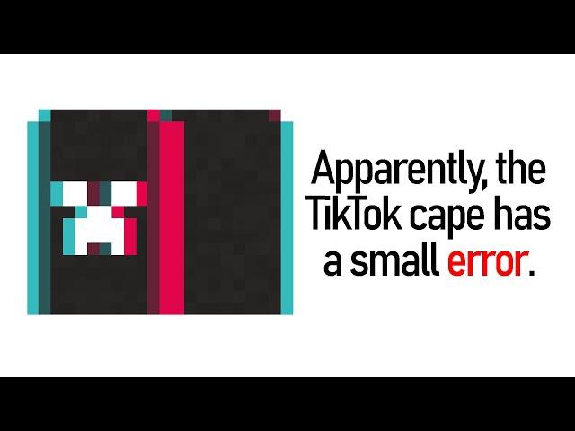 HAHA the TikTok cape has an issue, and it's amazing.