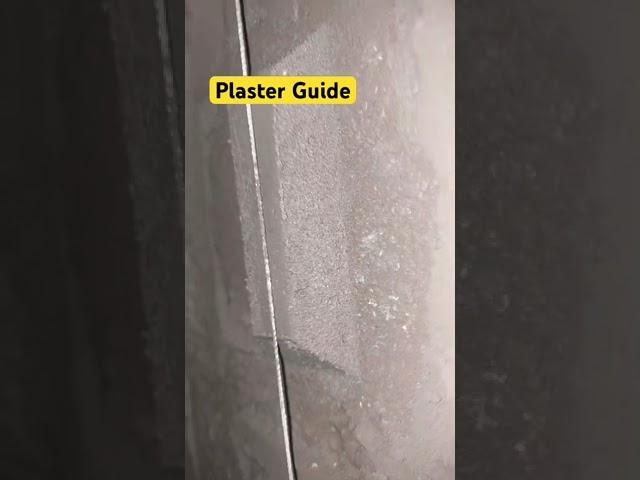 Plaster Guide Installation || Quality Checks || Plaster thickness level