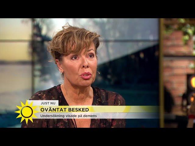 Känslosamt när Christina berättar om demensbeskedet – ”Ångrar att jag gjorde testet” - Nyhetsmorgon