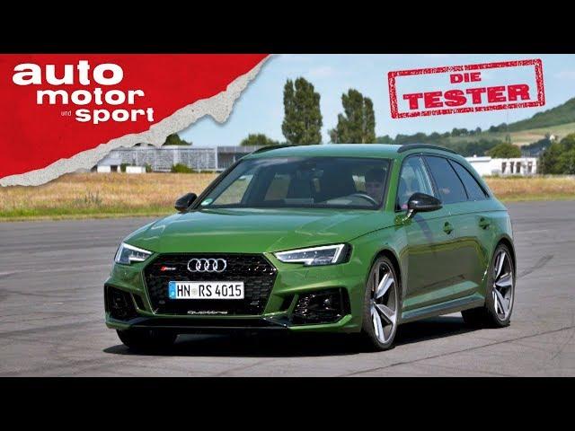 Audi RS4 Avant: Des Quattros fette Beute - Test/Review | auto motor & sport