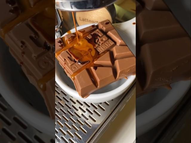 Espresso Meets Chocolate Bar: A Melty Masterpiece  #shorts