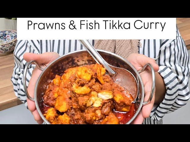 Prawns & Fish Tikka Curry Recipe | Cook with Anisa | Indian Cooking Recipes