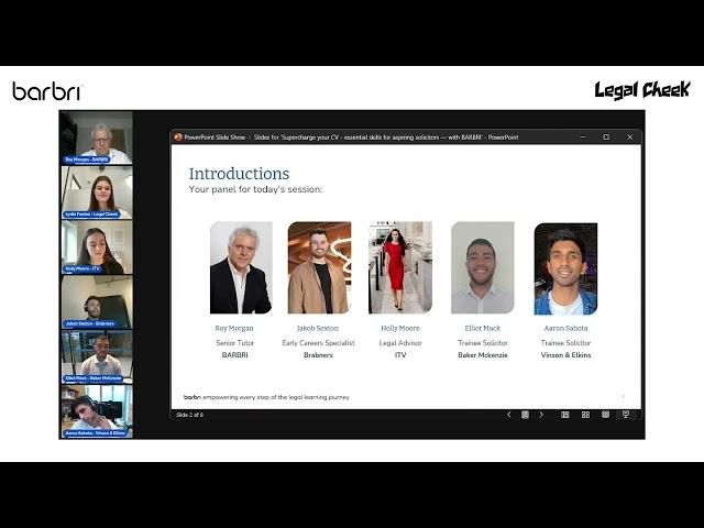 Supercharge your CV: essential skills for aspiring solicitors — with BARBRI