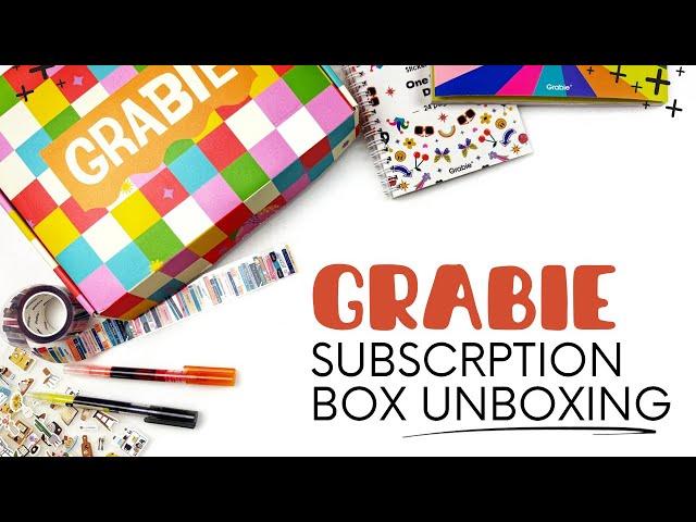 Grabie Scrapbook & Stationery Subscription Box Unboxing