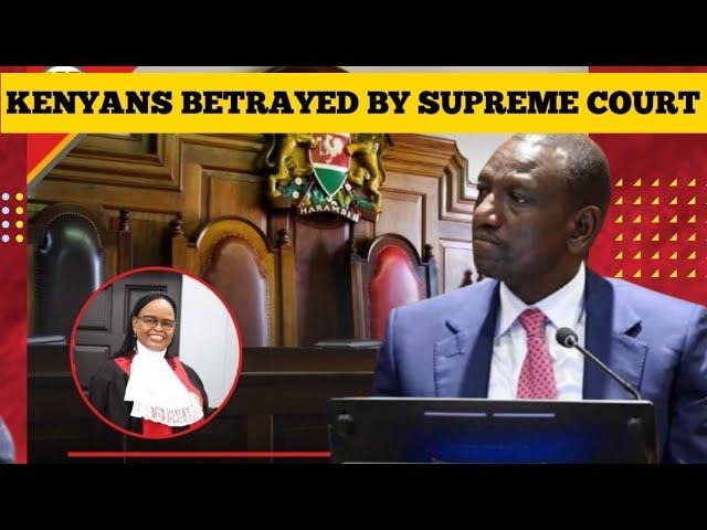 Sad News To Kenyans As Supreme Court Make A Blind Ruling To Please Ruto