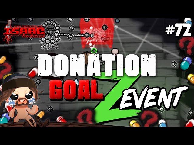 #72 DONATION GOAL ZEVENT - Isaac Repentance CHAOS DEADGOD 2024