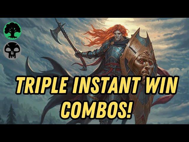 3 Instant Win Combos in 1 Deck lol!  Foundations Standard MTG Arena.