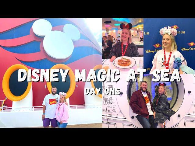 DISNEY MAGIC AT SEA STAYCATION CRUISE | DAY ONE | EMBARKATION DAY & ANIMATORS PALATE RESTAURANT