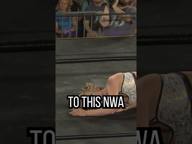 Kenzie Cutter OUT OF NOWHERE! #NWA #NWAPowerrr #NWA75