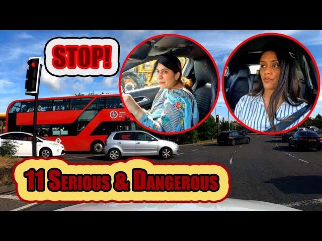 Dangerous Mistakes After 70 + Hours Of Driving Lessons | I Had To Tell Her To Stop