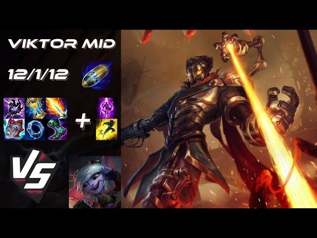 MID Viktor vs Tristana - EU Grandmaster Patch 14.10