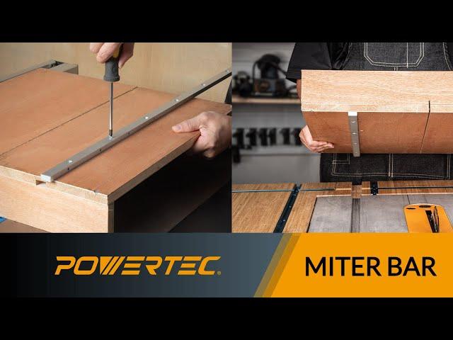 DIY Table Saw Sled with POWERTEC Miter Bar Sliders | How to Make a Crosscut Sled? Miter Slot Runners