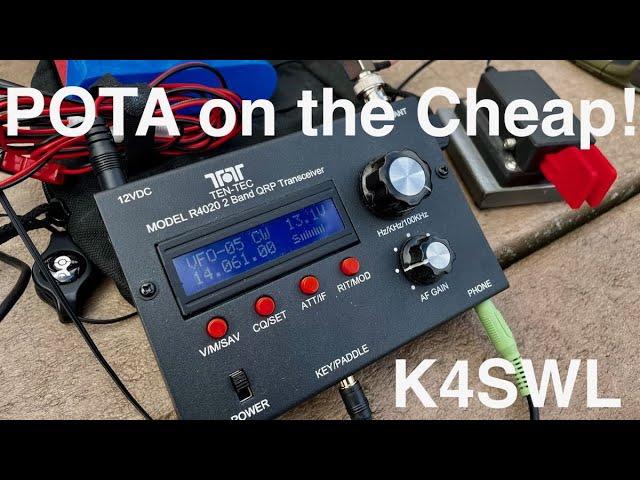 POTA on the cheap with my new-to-me TEN-TEC R4020 QRP transceiver!