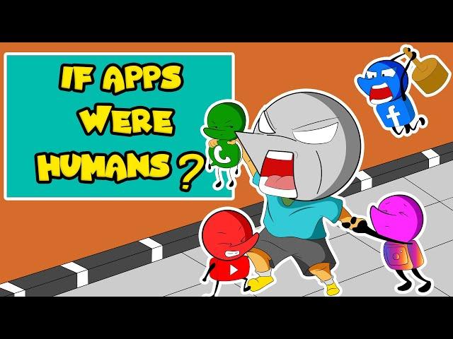 IF SOCIAL MEDIA APPS WERE HUMANS ? | Angry Prash