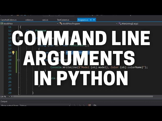 Command Line Arguments in Python - How to Read Command Line Arguments in Python