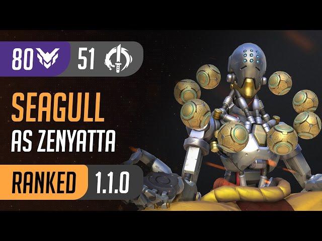 [Rating:80] LG Seagull as Zenyatta reach 51 Elims on Ilios Control / Overwatch Ranked Gameplay