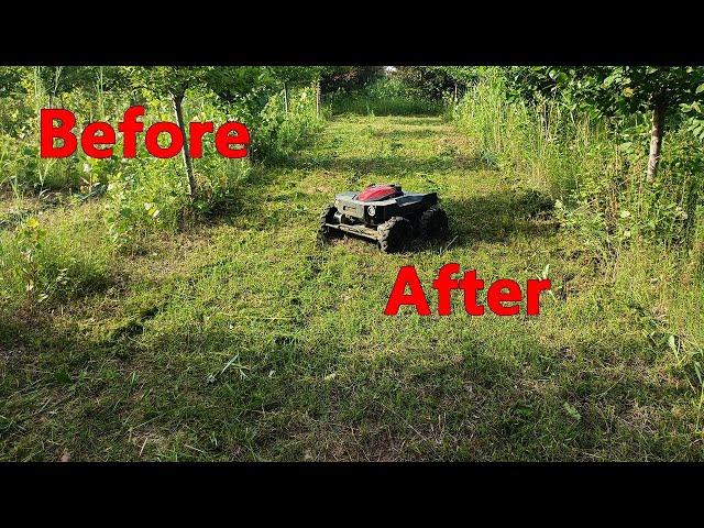 4X4 Remote Control Lawn Mower 4WD Robot Grass Cutting Machine