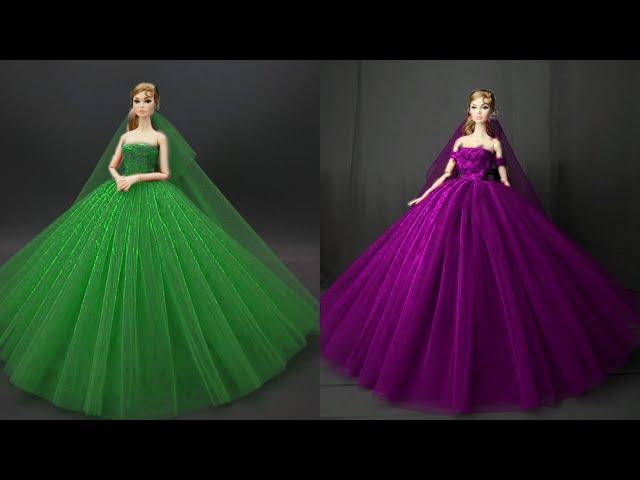 Barbie Doll Makeover Transformation DIY Miniature Ideas for Barbie,Disney Princess, Dress and More!