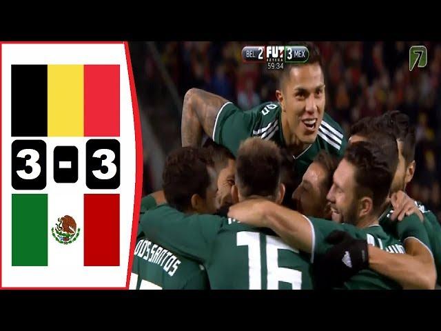 Bélgica vs México 3-3 Resumen Completo HD Amistoso Rumbo Rusia 2018