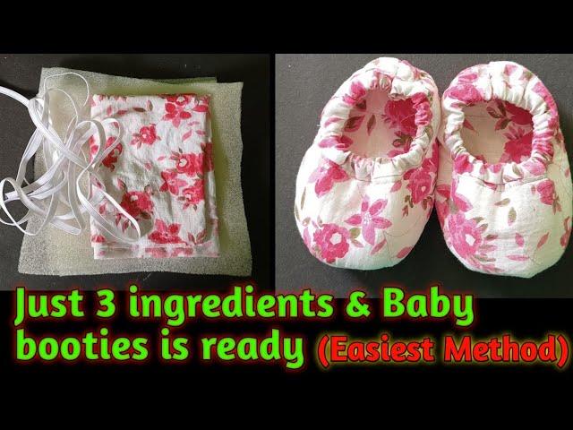 How to make baby booties at home/आसान तरीके से घर पर बच्चों के जूते/सर्दी वाले जूते कैसे बनाएं।