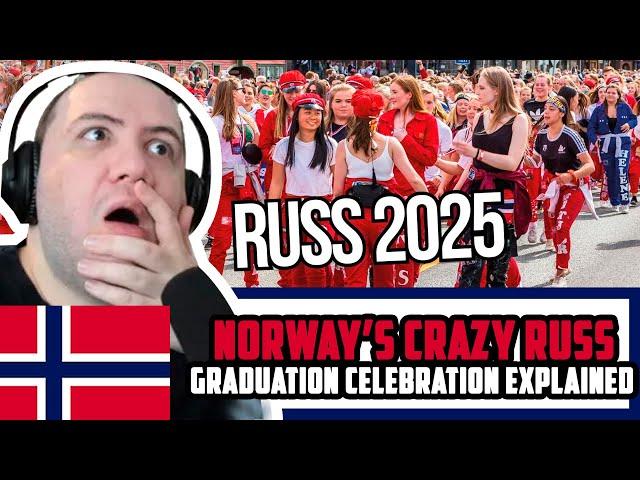  Teacher Paul Reacts To Norway’s Crazy Russ Graduation Celebration EXPLAINED