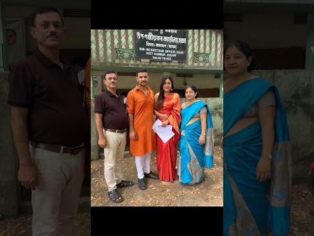 Actress Debashree Gogoi|Court marriage #wedding #officiallymarried