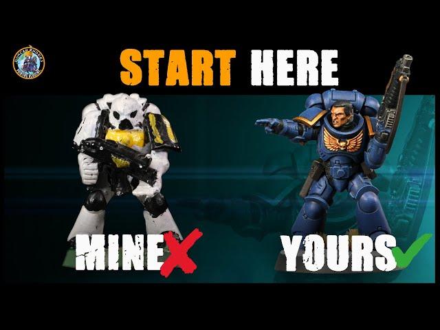 Learn to Paint your first Warhammer miniature | Space Marine | Duncan Rhodes