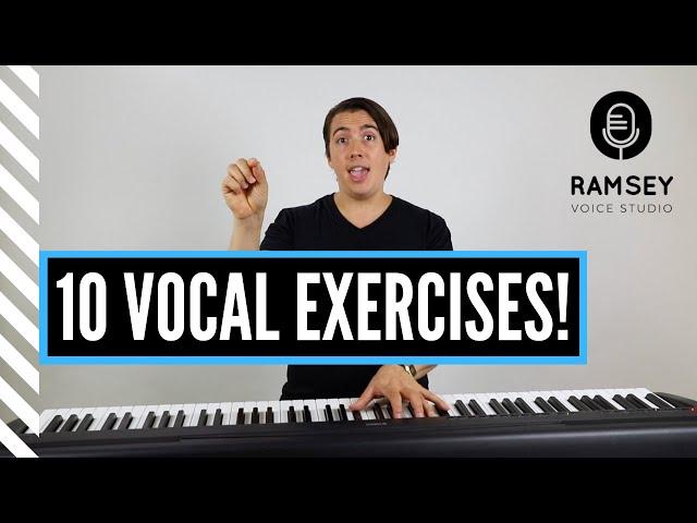 The 10 Best Vocal Exercises for Singers--All Male and Female Keys