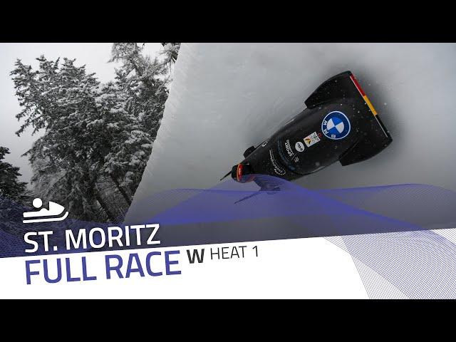 St. Moritz | Women's Monobob World Series Heat 1 | IBSF Official